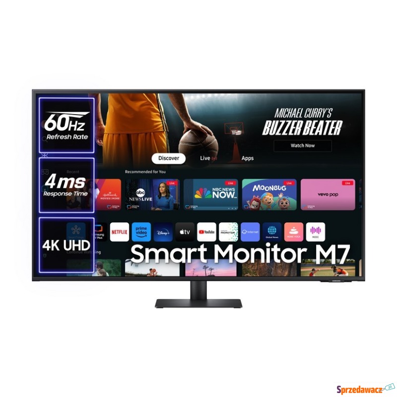 Samsung LS43DM702UUXDU - 43'' | VA | 4K - Monitory LCD i LED - Dąbrowa Górnicza