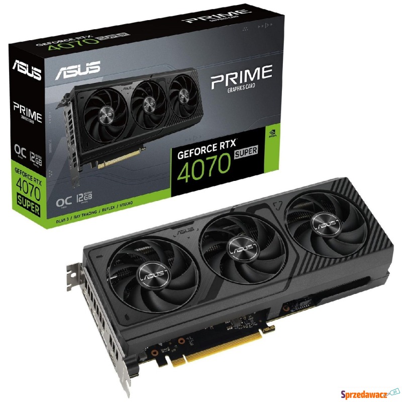 ASUS GeForce RTX 4070 SUPER PRIME OC 12GB DLSS... - Karty graficzne - Zgierz