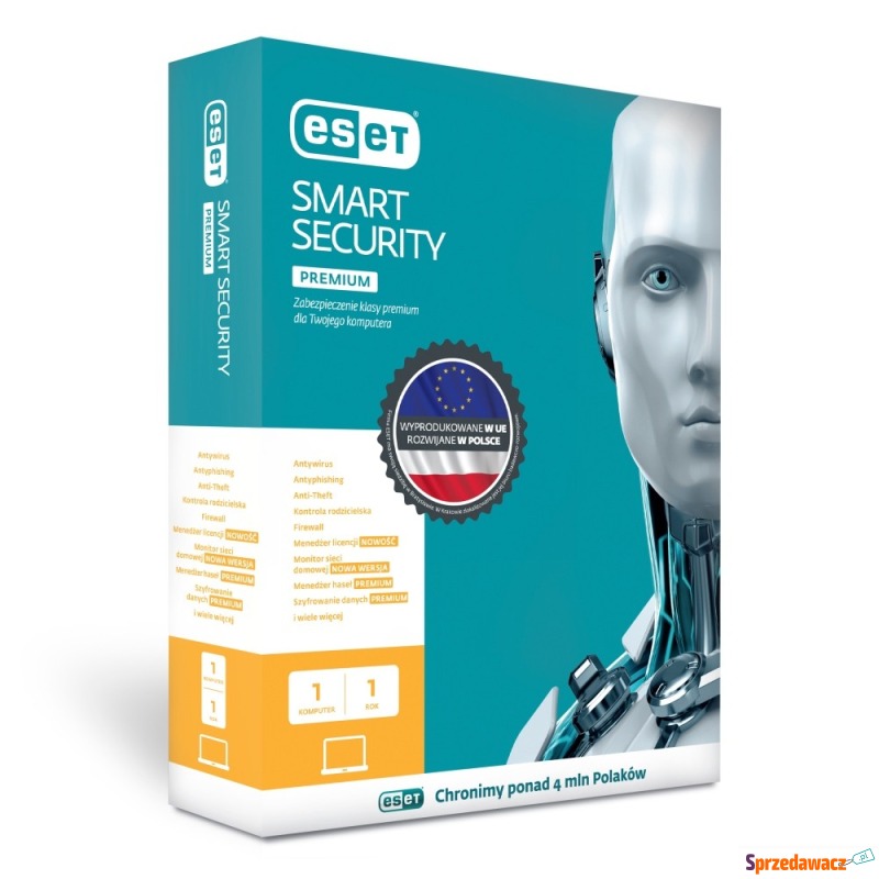 ESET Smart Security Premium ESD 1 - desktop -... - Bezpieczeństwo - Gorzów Wielkopolski