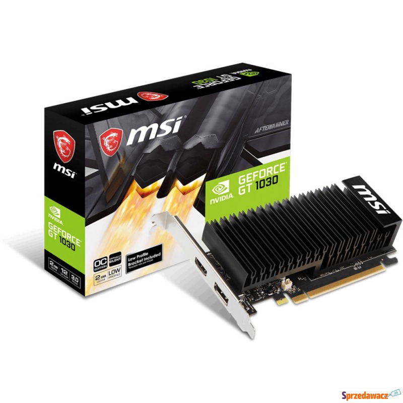 MSI GeForce GT 1030 2GHD4 LP OC - Karty graficzne - Lędziny