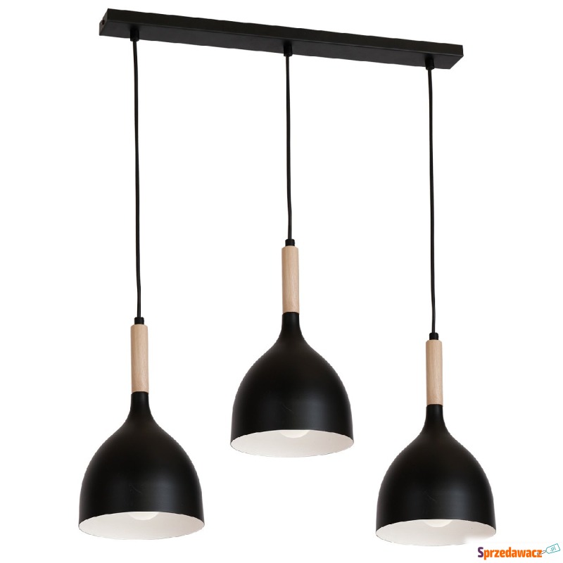 Luminex Noak wood 1193 lampa wisząca zwis 3x60W... - Lampy wiszące, żyrandole - Jelenia Góra