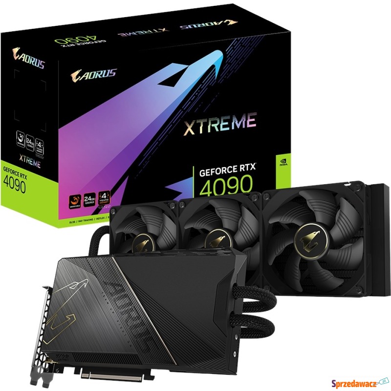 Gigabyte GeForce RTX 4090 AORUS XTREME WATERFORCE... - Karty graficzne - Wrocław