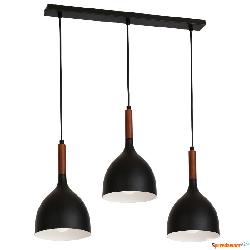 Luminex Noak wood 1391 lampa wisząca zwis 3x60W... - Lampy wiszące, żyrandole - Opole