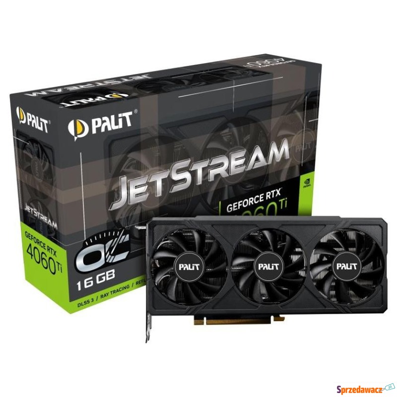 Palit GeForce RTX 4060 Ti JetStream 16GB OC DLSS... - Karty graficzne - Bydgoszcz