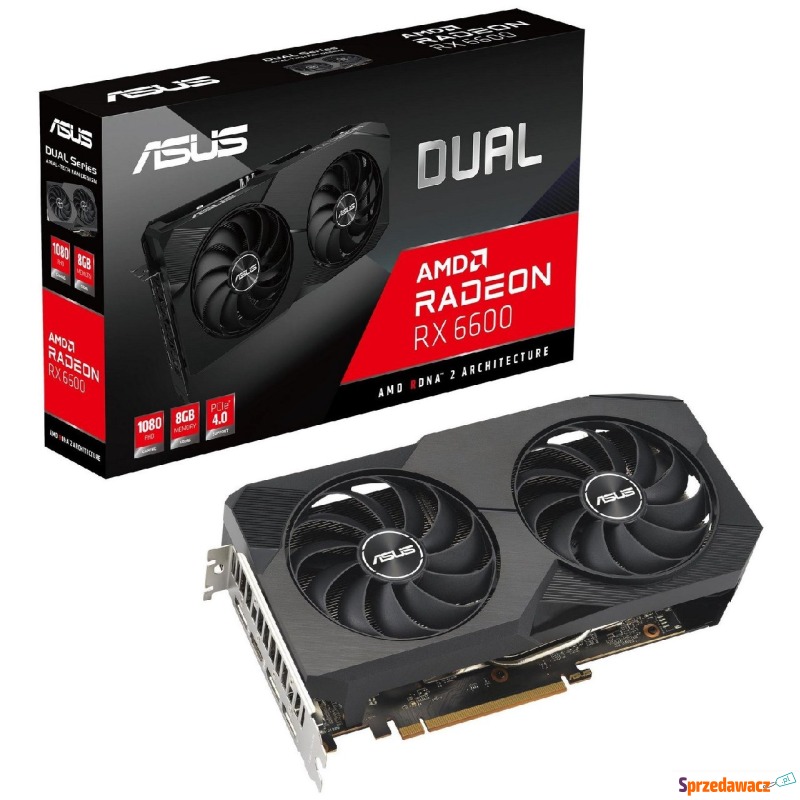 ASUS Radeon RX 6600 DUAL V2 8GB - Karty graficzne - Elbląg