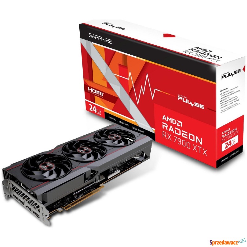 Sapphire Radeon RX 7900 XTX Pulse 24GB GDDR6 OC - Karty graficzne - Białystok