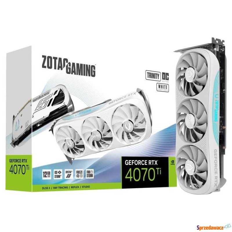 Zotac GeForce RTX 4070 Ti Trinity 12GB White... - Karty graficzne - Bydgoszcz