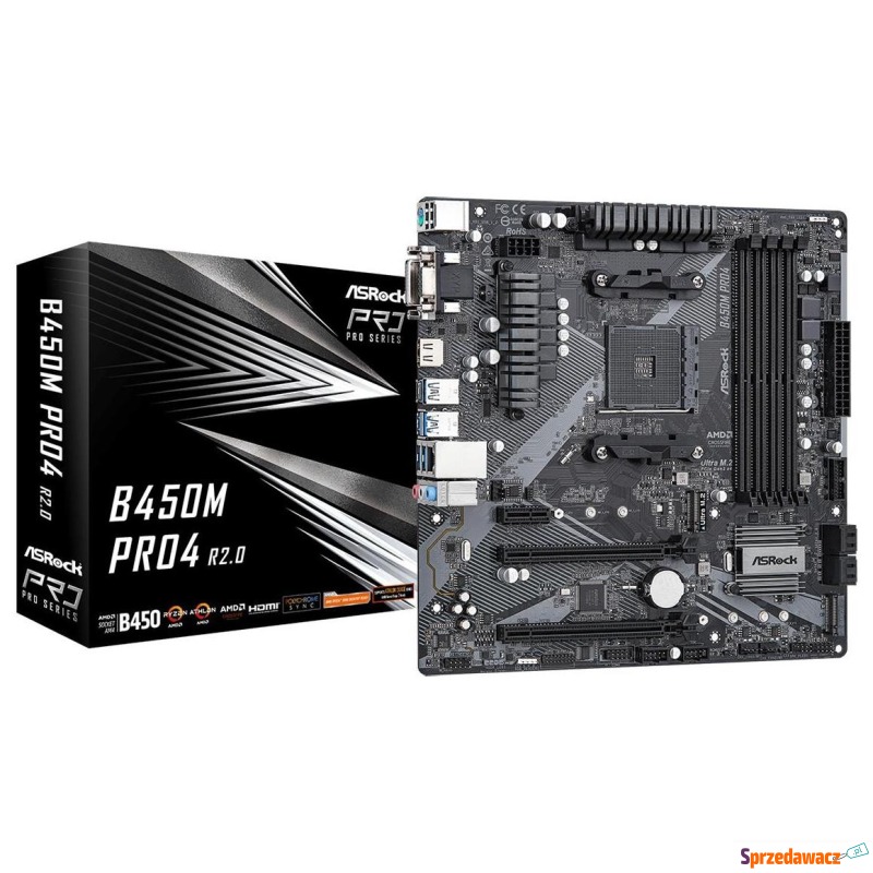 ASRock B450M Pro4 R2.0 - Płyty główne - Przemyśl