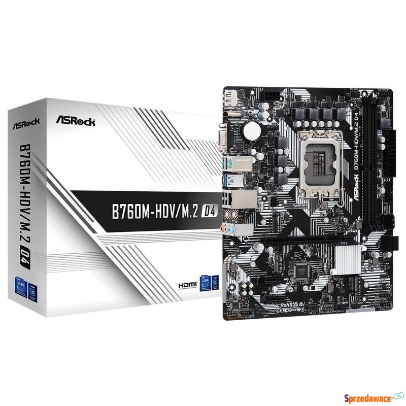 ASRock B760M-HDV/M.2 D4 - Płyty główne - Gliwice