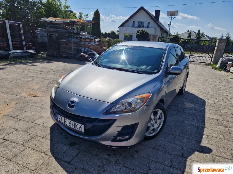 Mazda 3 - 1,6 109KM, 2009 rok, hak, czujniki... - Samochody osobowe - Łęczyca