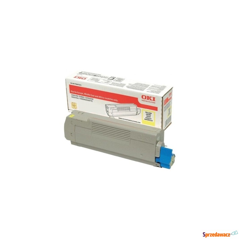 Toner Oryginalny Oki C612 (46507505) (Żółty) -... - Tusze, tonery - Słupsk