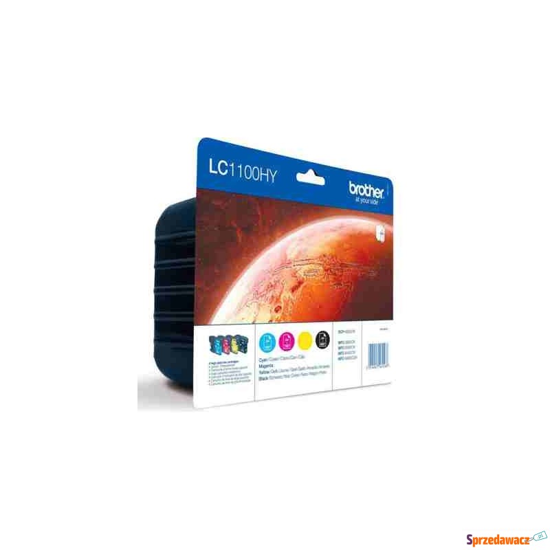 Tusze Oryginalne Brother LC-1100HY CMYK (LC11... - Tusze, tonery - Jasło