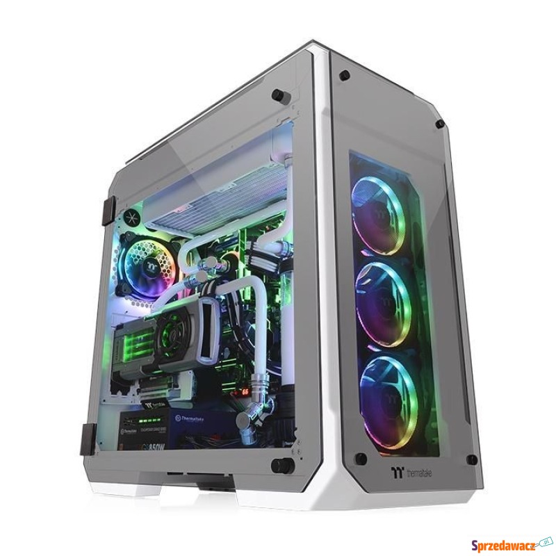 Thermaltake View 71 Riing Tempered Glass Snow - Obudowy - Toruń