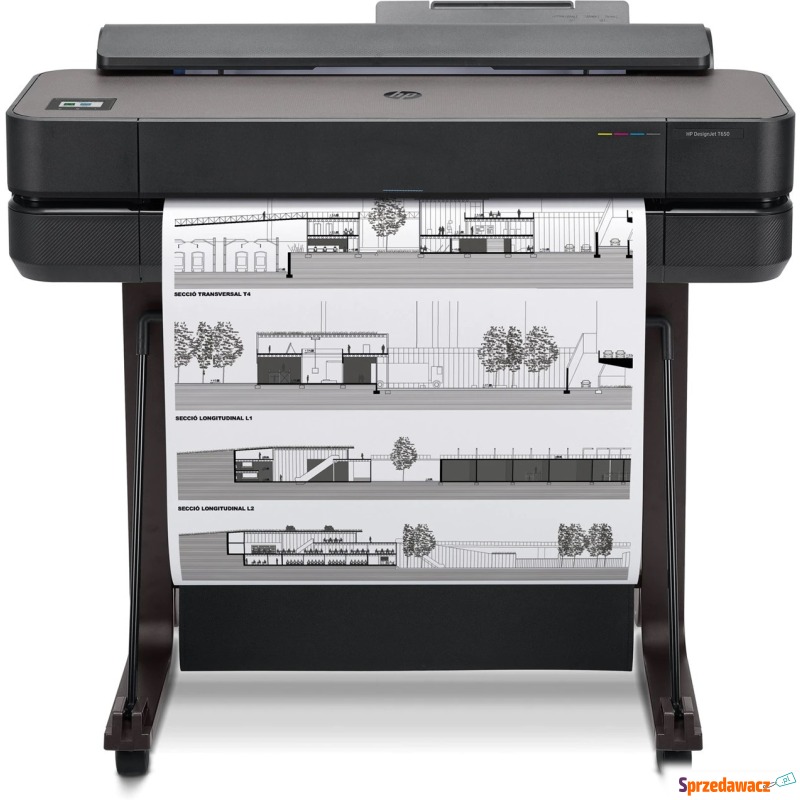 Kolorowa Ploter HP Design Jet T650 24'' - Plotery - Wrocław