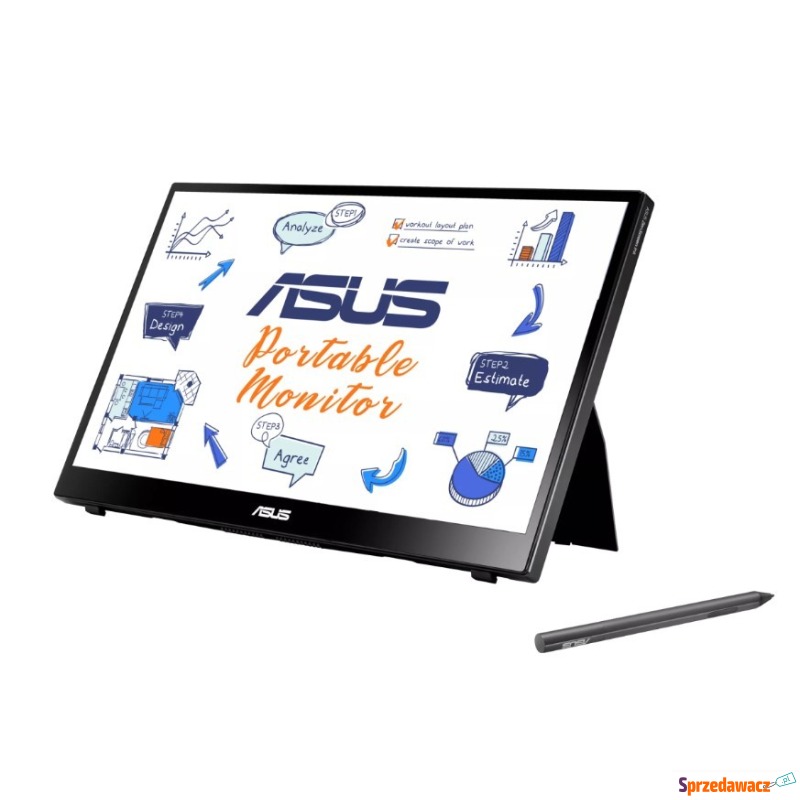 ASUS ZenScreen Ink MB14AHD - 14'' | IPS | Full... - Monitory LCD i LED - Opole