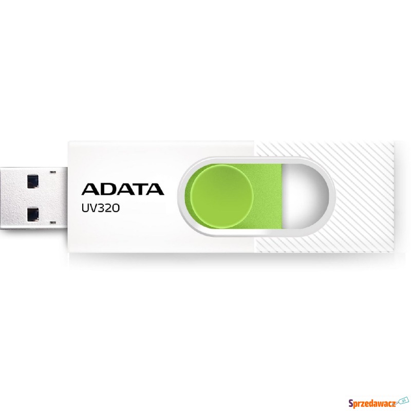 ADATA UV320 64GB USB 3.2 Gen1 biało-zielony - Pamięć flash (Pendrive) - Gliwice