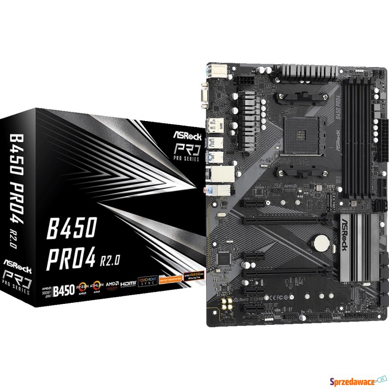 ASRock B450 Pro4 R2.0 - Płyty główne - Toruń