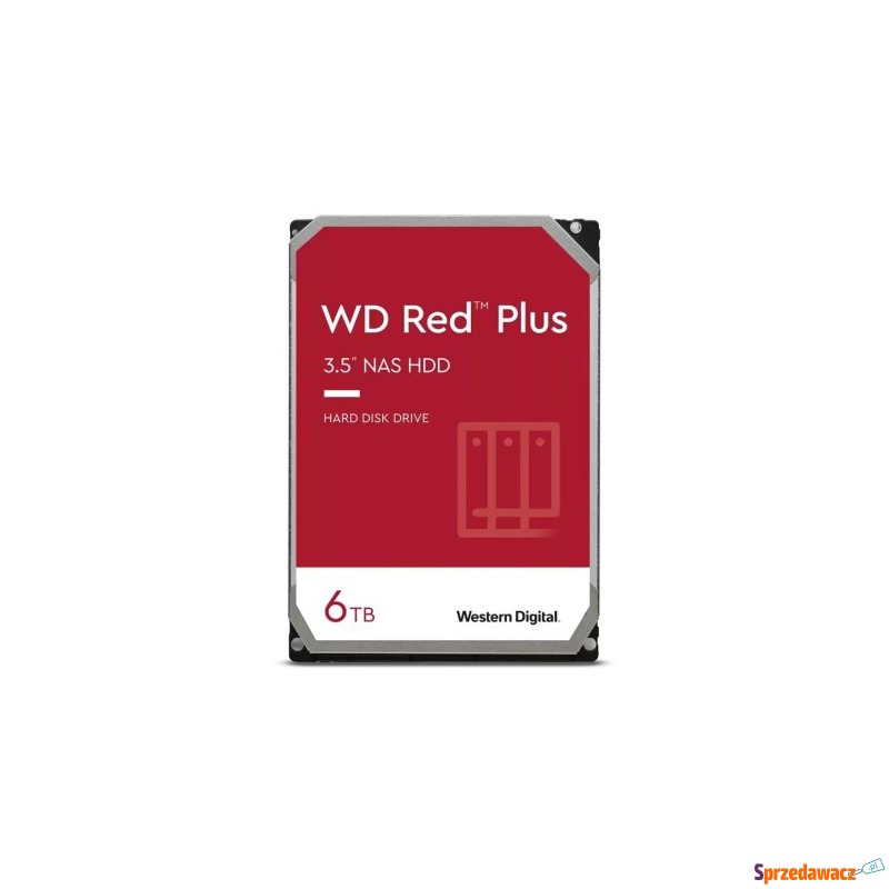 Dysk HDD WD Red Plus WD60EFPX (6 TB ; 3.5"; 256... - Dyski twarde - Gliwice