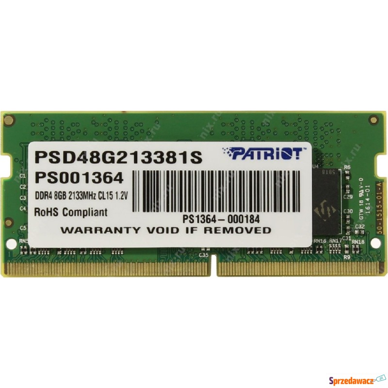 Patriot Signature 8GB [1x8GB 2133MHz DDR4 CL15... - Dyski twarde - Radom