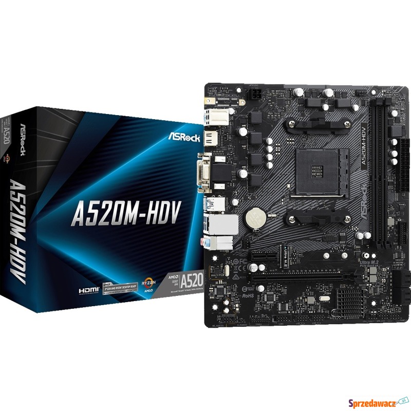 ASRock A520M-HDV - Płyty główne - Grabówka