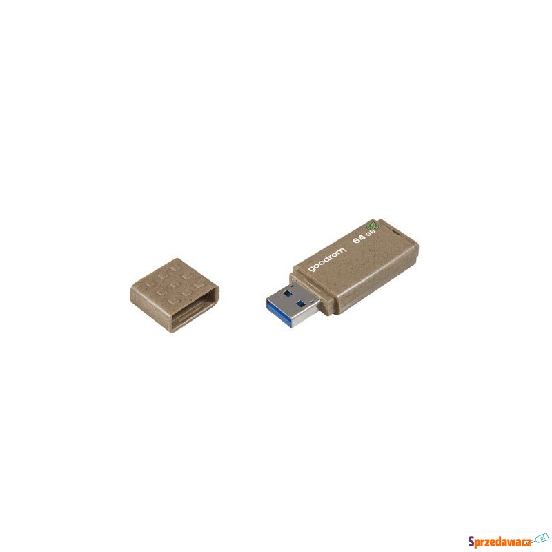 GOODRAM 64GB UME 3 ECO FRIENDLY brązowy [USB 3.0] - Pamięć flash (Pendrive) - Ostrołęka