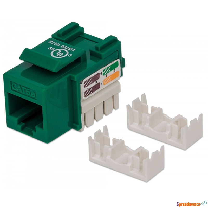 Intellinet Moduł Keystone RJ45 UTP Cat5e zielony_ - Pozostałe - Gliwice