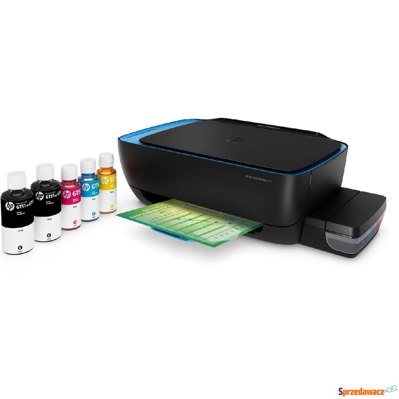 Kolorowa HP Ink Tank Wireless 419 Atrament Kolor... - Drukarki - Bielsko-Biała