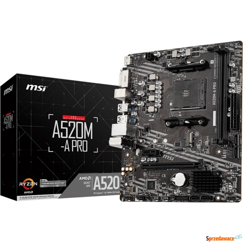 MSI A520M-A PRO - Płyty główne - Knurów