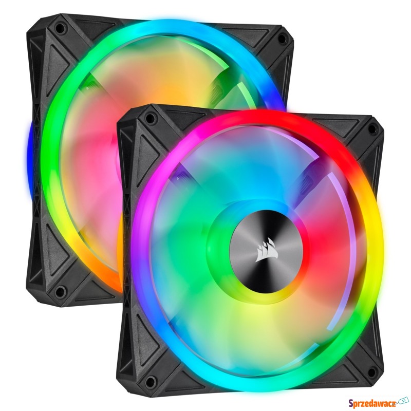 Corsair QL140 RGB 140mm PWM Dual Fan Kit RGB... - Chłodzenie (Wiatraki,... - Konin