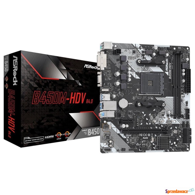 ASRock B450M-HDV R4.0 - Płyty główne - Gliwice