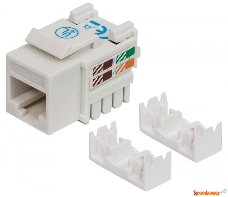 Intellinet Moduł Keystone RJ45 UTP Cat6 biały - Pozostałe - Ostrołęka