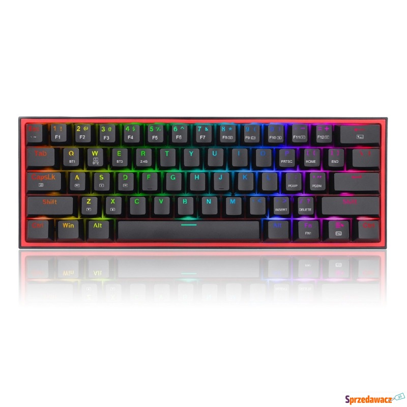 Redragon K616 Fizz PRO Black Red Switch - Klawiatury - Ostrołęka