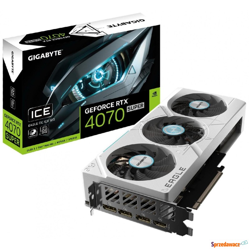 Gigabyte GeForce RTX 4070 SUPER EAGLE OC ICE 12GB... - Karty graficzne - Poznań