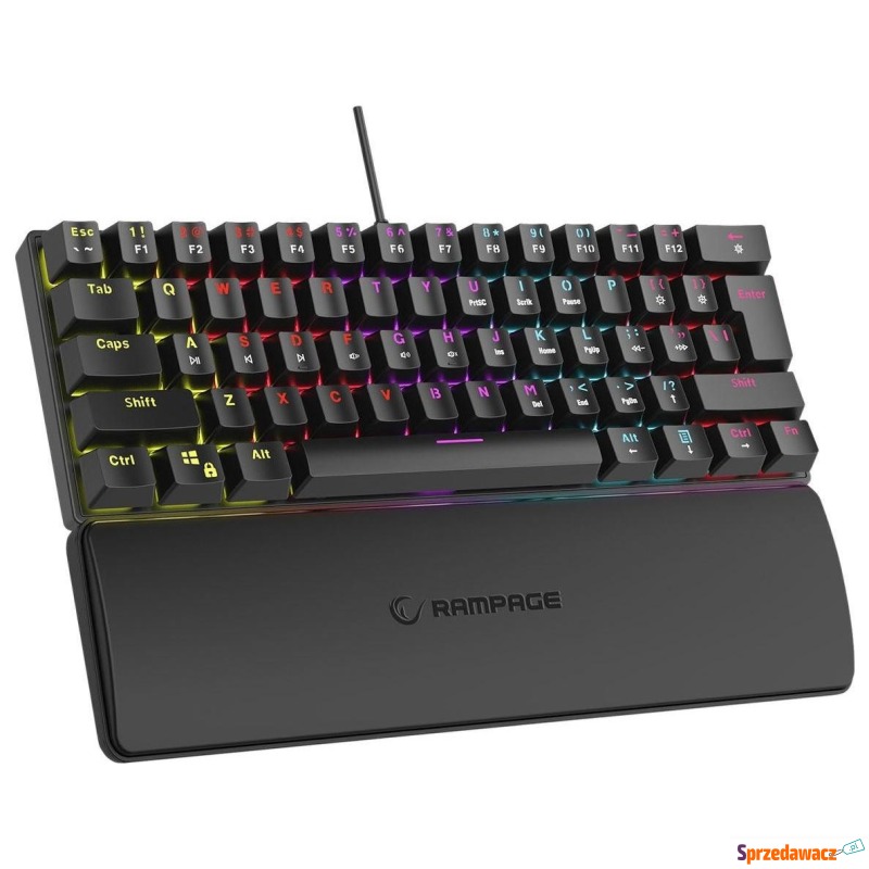 Rampage PLOWER K60 Blue RGB - Klawiatury - Zielona Góra