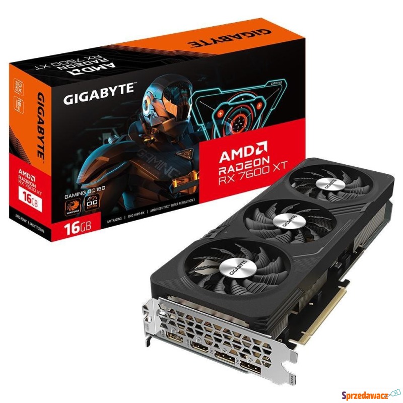 Gigabyte Radeon RX 7600 XT GAMING 16GB OC - Karty graficzne - Oława