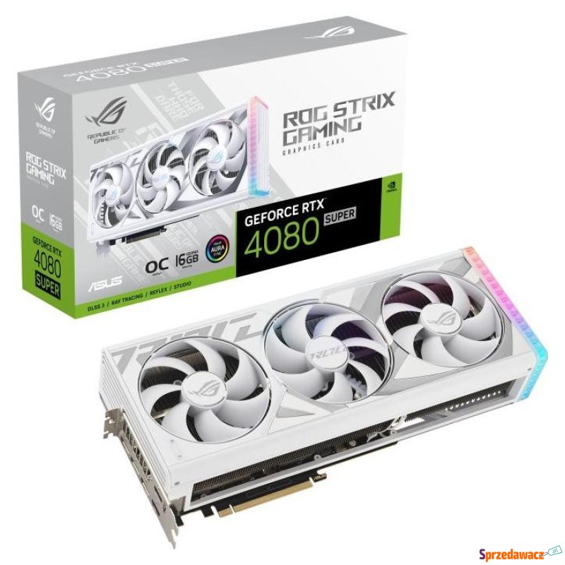 ASUS GeForce RTX 4080 SUPER ROG STRIX OC WHITE... - Karty graficzne - Gdynia