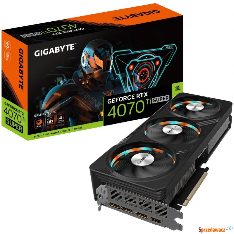 Gigabyte GeForce RTX 4070 Ti SUPER GAMING OC 16GB... - Karty graficzne - Białystok