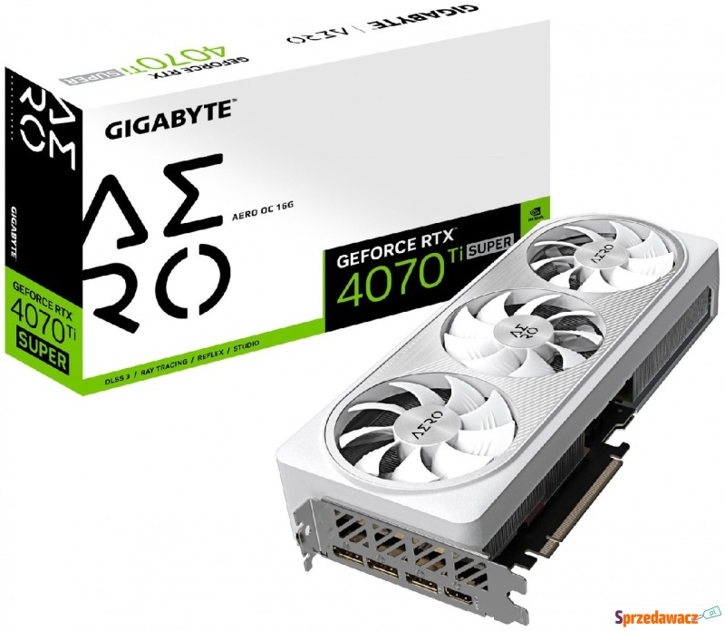 Gigabyte GeForce RTX 4070 Ti SUPER AERO OC 16GB... - Karty graficzne - Grudziądz