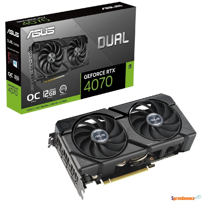 ASUS GeForce RTX 4070 DUAL OC EVO 12GB DLSS 3 - Karty graficzne - Nowy Sącz