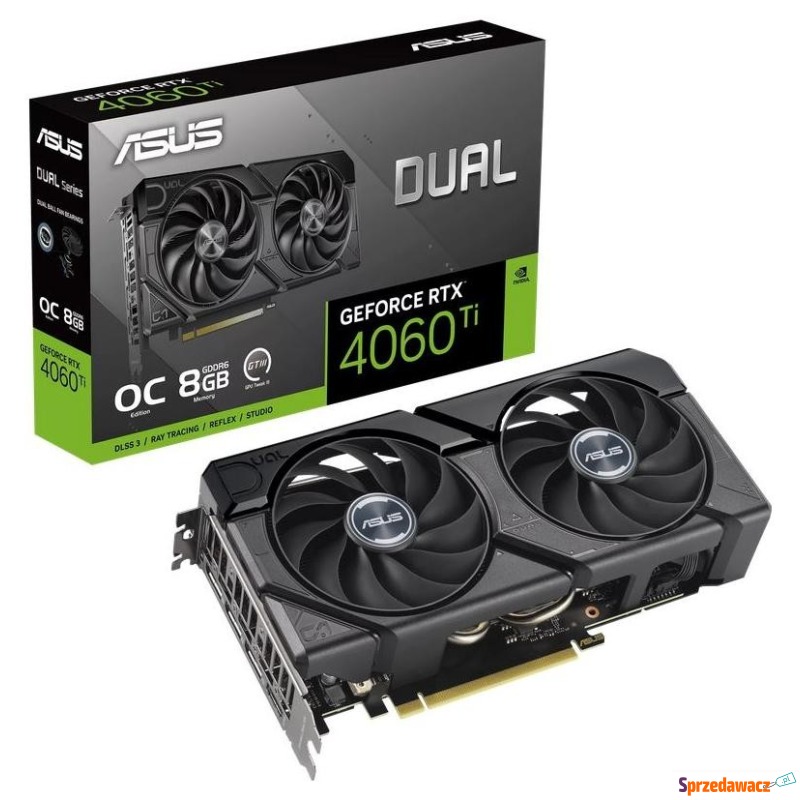 ASUS GeForce RTX 4060 Ti DUAL 8GB OC EVO DLSS... - Karty graficzne - Częstochowa