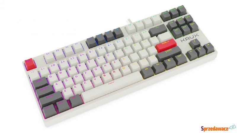 KRUX ATAX PRO RGB CREATOR RETRO GATERON YELLOW... - Klawiatury - Radom