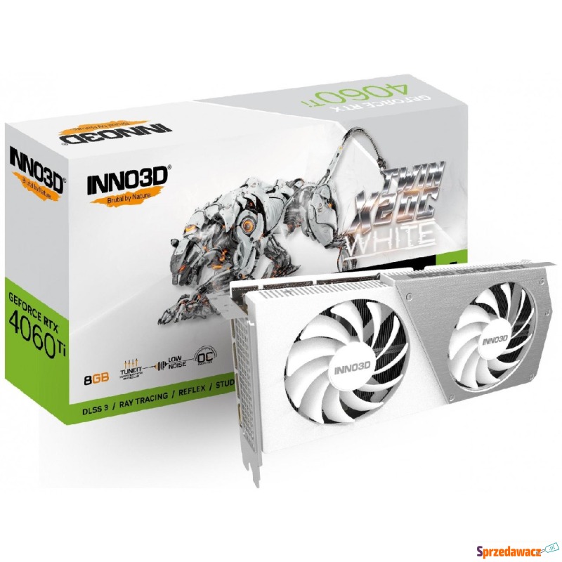 Inno3D GeForce RTX 4060 Ti Twin X2 OC WHITE 8GB... - Karty graficzne - Zielona Góra