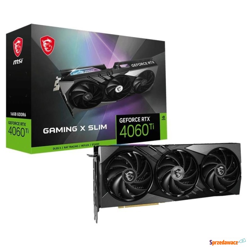 MSI GeForce RTX 4060 Ti GAMING X SLIM 16GB DLSS... - Karty graficzne - Chruszczobród