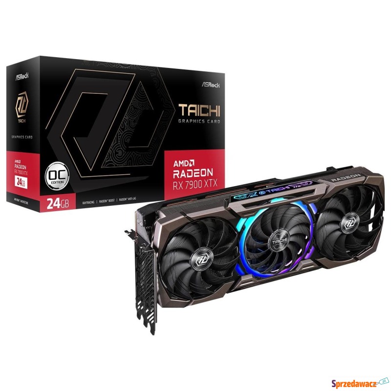 ASRock Radeon RX 7900 XTX Taichi OC 24GB GDDR6 - Karty graficzne - Włocławek