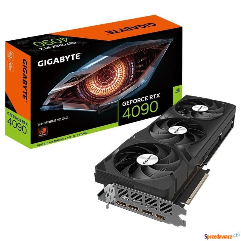 Gigabyte GeForce RTX 4090 WindForce V2 24G DLSS... - Karty graficzne - Gorzów Wielkopolski