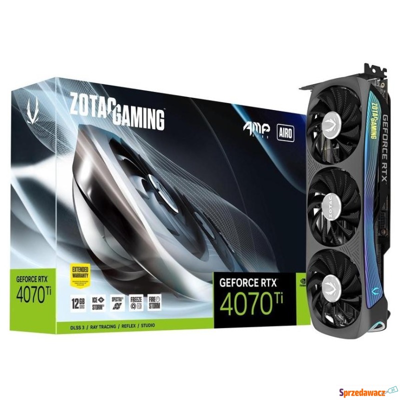 Zotac GeForce RTX 4070 Ti AMP AIRO 12GB DLSS 3 - Karty graficzne - Pruszków