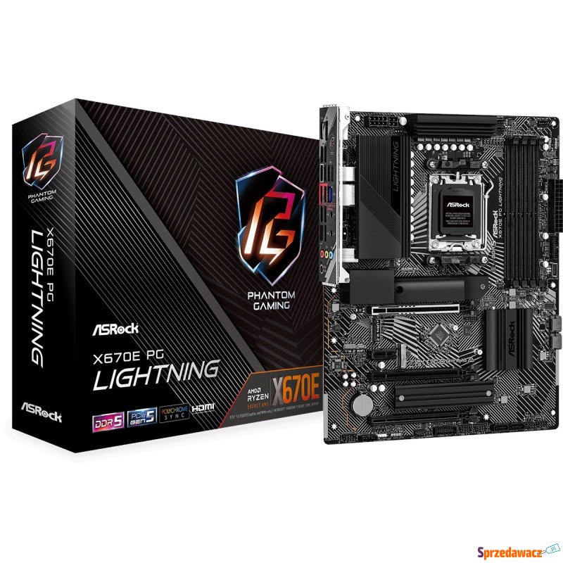 ASRock X670E PG Lightning - Płyty główne - Kołobrzeg