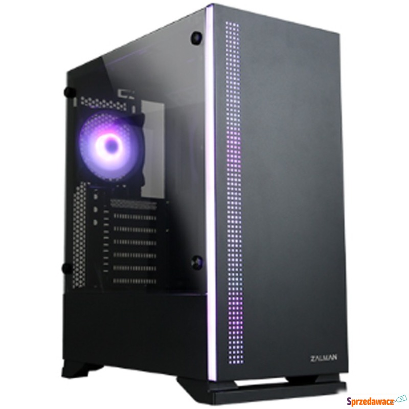 Zalman S5 Black ATX Mid Tower PC Case RGB fan... - Obudowy - Gorzów Wielkopolski