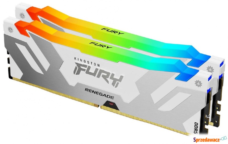 Kingston Fury Renegade White RGB 32GB [2x16GB... - Pamieć RAM - Bielsko-Biała