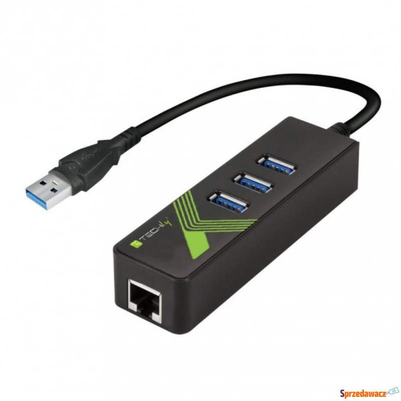 Techly 105803 Karta sieciowa / adapter USB-A 3.0... - Karty sieciowe - Radom